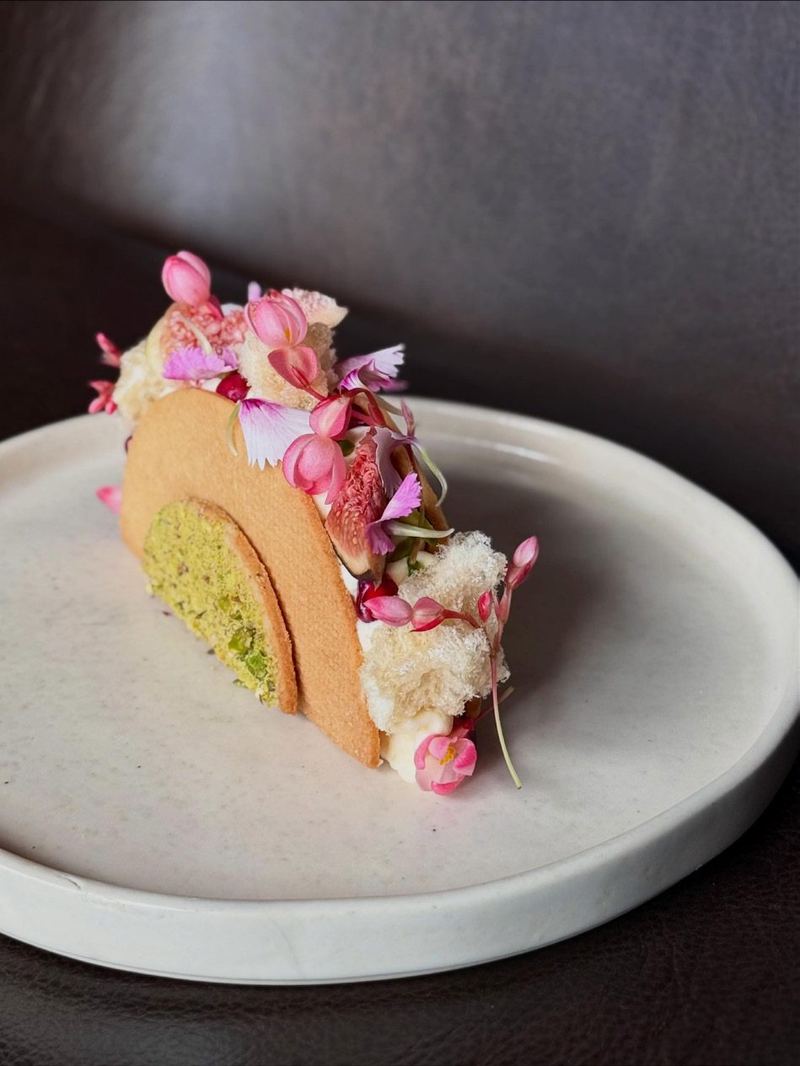 Dessert created by an Adore partner chef