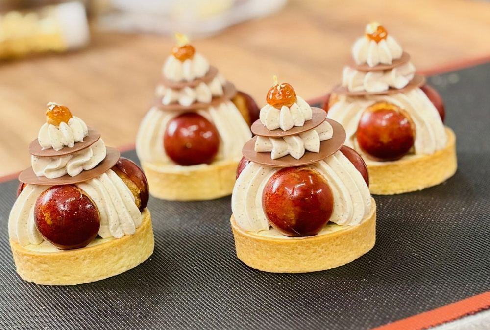 Dessert created by an Adore partner chef